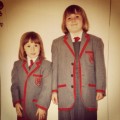 Aged 7 (right)